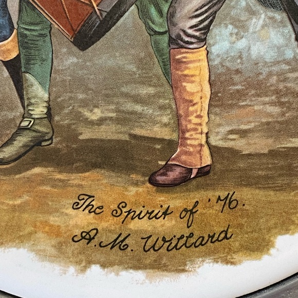 Set of 5 Collectible Pewter Plates - The Great American Revolution of 1776 - Picture 5 of 15